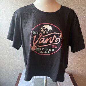 Vans Crop Top T-Shirt Crewneck OFF The Wall Size: XL